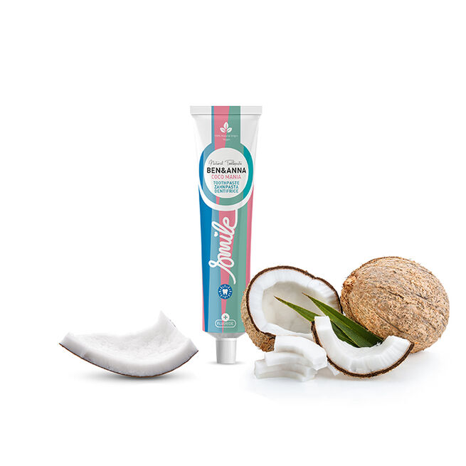 Tannkrem Kokos 75 ml  Tandkräm 75 ml Kokos